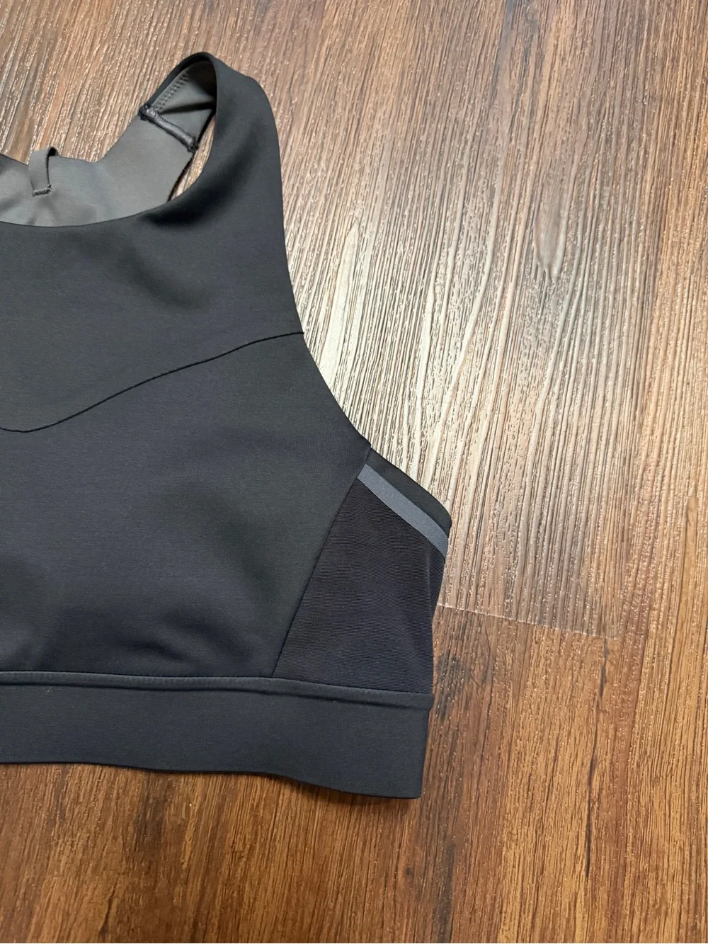 Brooks 3 Pocket Black High-Impact Racerback Sports Bra- Activewear